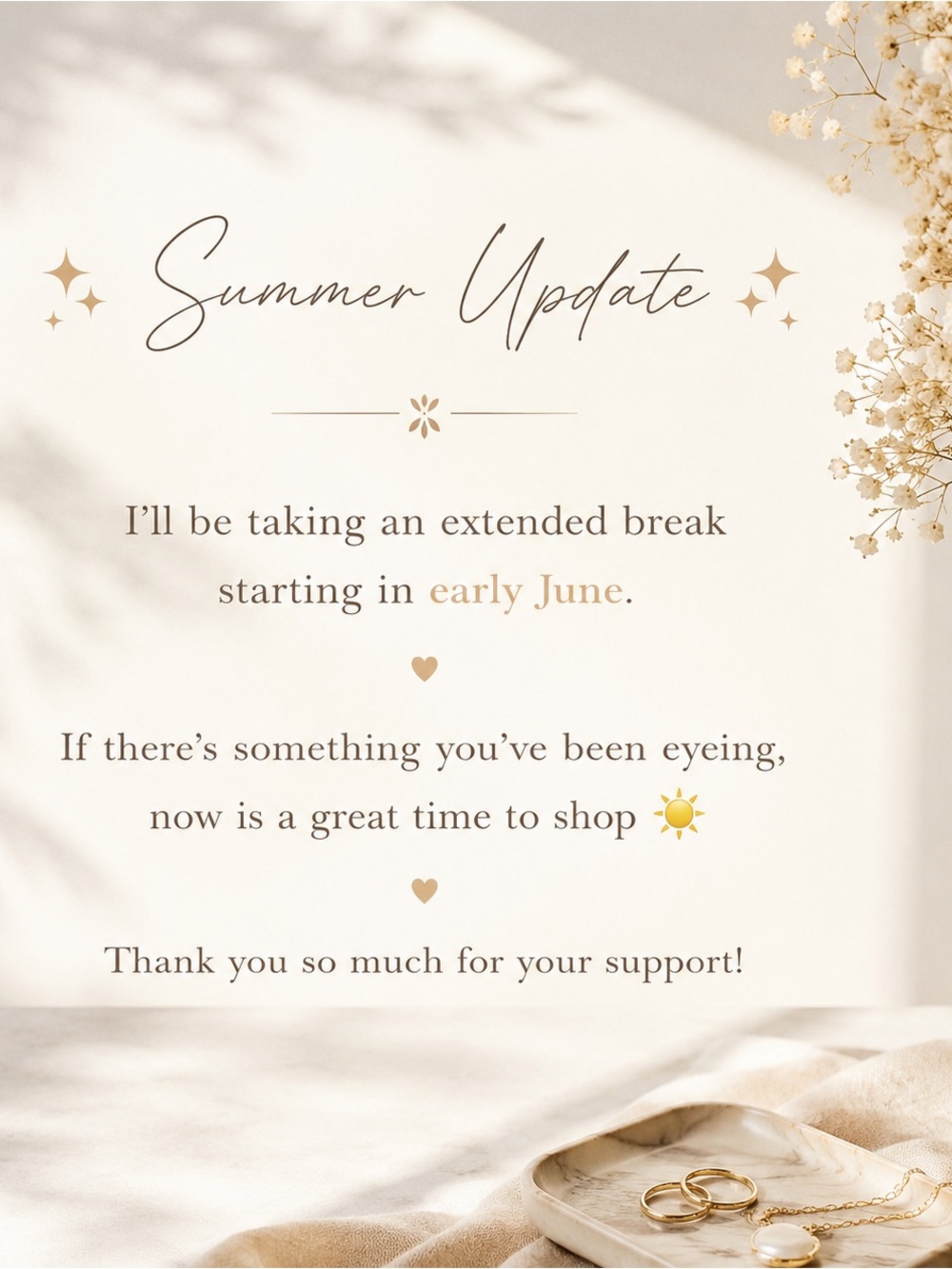 Summer Update